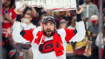 hurricanes-player-william-carrier-fills-the-stanley-cup-full-of-a-quebecois-delicacy