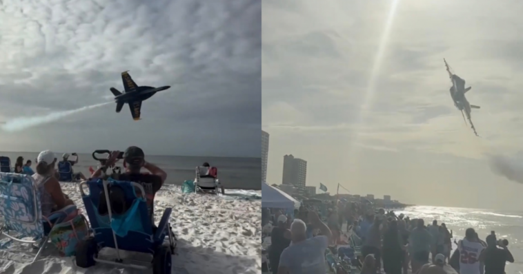 whoa!-low-blue-angels-flyover-at-florida-beach-under-review-after-sending-umbrellas-and-chairs-flying-(video)