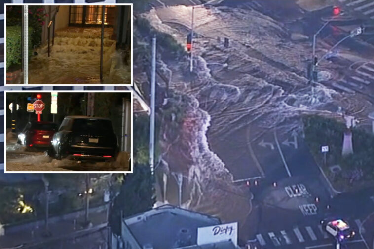 huge-torrent-of-water-races-down-west-hollywood’s-sunset-strip-destroying-homes