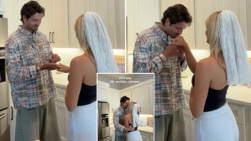 beauty-influencer-divides-fans-with-her-low-key-kitchen-wedding:-‘that’s-all?’
