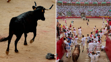 shocking-moment-man-breaks-one-of-spain’s-most-‘controversial’-traditions
