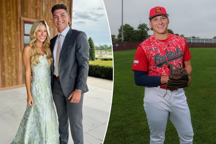 andy-pettitte’s-son-luke-celebrates-yankees-signing-with-fiancee