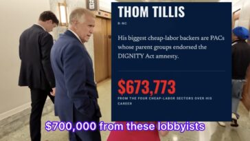 rino-thom-tillis-snaps-at-reporter-when-confronted-if-donor-money-from-industries-using-cheap-illegal-labor-influenced-his-vote-against-the-save-america-act