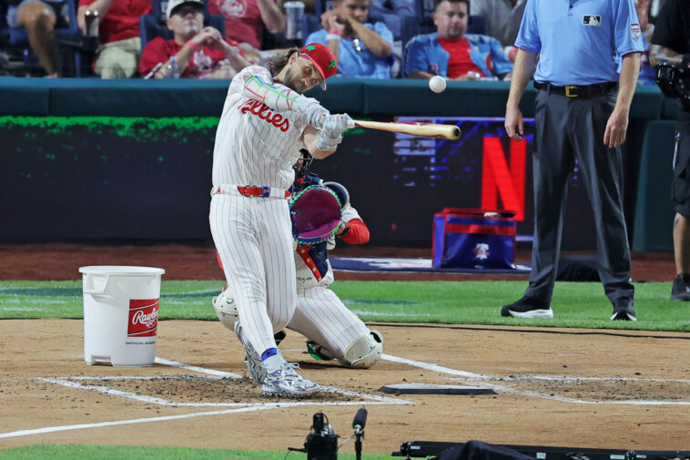 bryce-harper-claims-home-run-derby-balls-are-juiced-as-mlb-pushes-back:-‘everybody-knows-it’