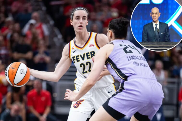adam-silver-believes-caitlin-clark-has-become-a-‘political-football’-in-wnba