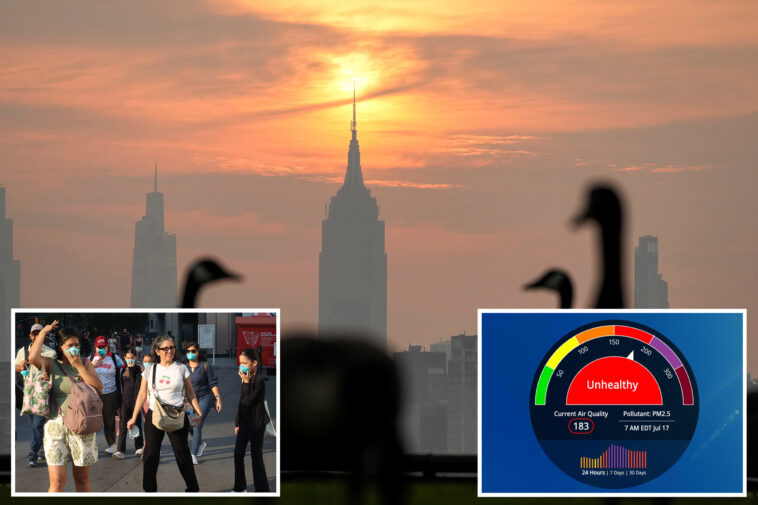 nyc-wakes-up-to-‘unhealthy’-air-quality-from-canada-wildfire-smoke-—-but-hope-in-sight-for-metlife’s-world-cup-final