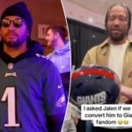 jalen-brunson-wanted-nothing-to-do-with-signing-giants-helmet:-‘against-my-religion’