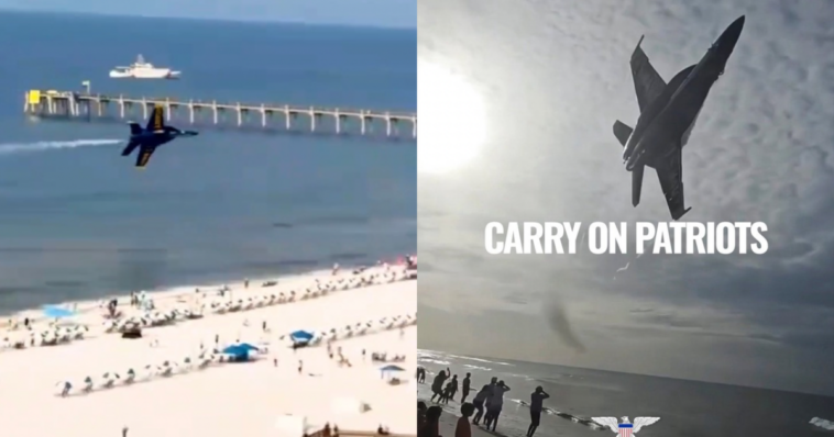 update:-“that’s-the-sound-of-freedom!”-–-blue-angels-pilots-who-performed-epic-low-flyover-at-pensacola-beach-cleared-after-investigation,-navy-sec-says-(video)