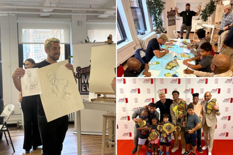wwe-stars-team-up-with-nyc-nonprofit-to-provide-‘special’-art-class-for-children-affected-by-cancer