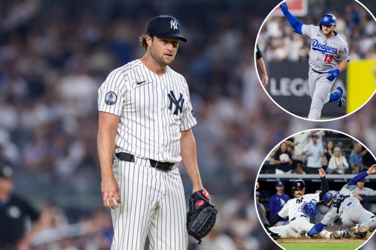 one-pitch-sinks-gerrit-cole-and-yankees-in-tough-loss-to-dodgers-that-snaps-four-game-win-streak