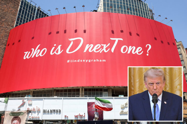 new-iranian-billboard-threatens-trump-is-‘next-one’-after-death-of-regime-critic-lindsey-graham