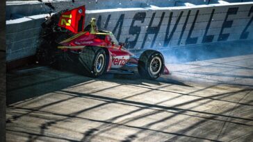indycar-driver-david-malukas-ruled-out-of-qualifying-after-big-crash-at-nashville-superspeedway