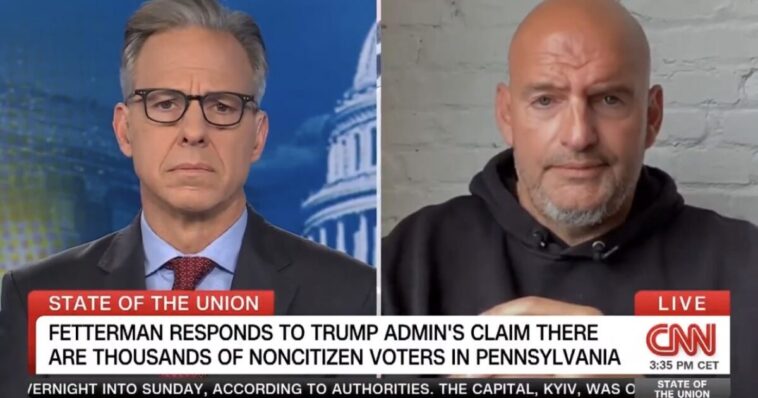 (video)-john-fetterman-suggests-he-may-leave-democratic-party-then-trashes-trump-for-talking-about-2020-election,-says-“no-evidence”-of-illegal-voters