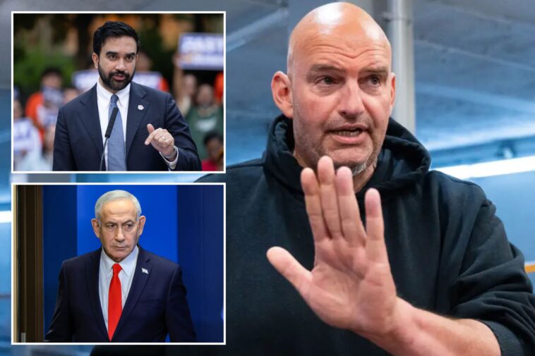 fetterman-torches-‘clown’-mamdani-for-push-to-arrest-netanyahu-in-nyc:-‘such-a-tough-guy’