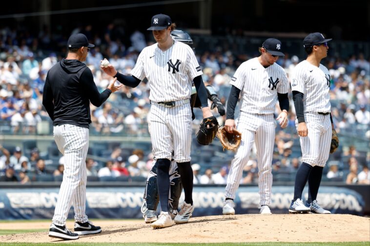 yankees’-cam-schlittler-left-disheartened-by-short-outing-in-loss-to-dodgers:-‘not-a-good-sign’