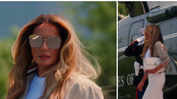 fashion-notes:-melania-trump-does-high-low-luxury-in-gap-and-chanel-for-world-cup