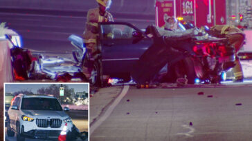 horrific-wrong-way-crash-in-california-kills-one-and-leaves-car-a-mangled-wreck-on-405-freeway