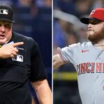 cincinnati-reds-pitcher-rips-‘f—ing-fata–’-umpire-for-getting-in-defender’s-way-on-ground-ball