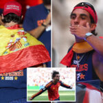 spanish-world-cup-final-hero-ferran-torres-dons-red-‘make-spain-great-again’-cap-at-homecoming-parade