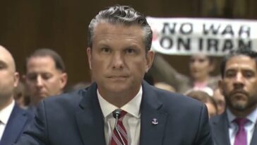 several-protesters-arrested-after-interrupting-war-secretary-pete-hegseth’s-senate-testimony-multiple-times-(video)