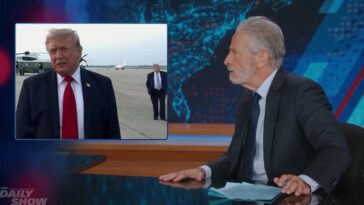jon-stewart-loses-his-mind-after-spotting-‘a-backup-trump’-behind-president:-‘who-the-f–k-is-this-guy?’