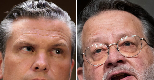 ‘trump-derangement-syndrome’:-pete-hegseth-clashes-with-sen.-peters-during-hearing-over-military-budget