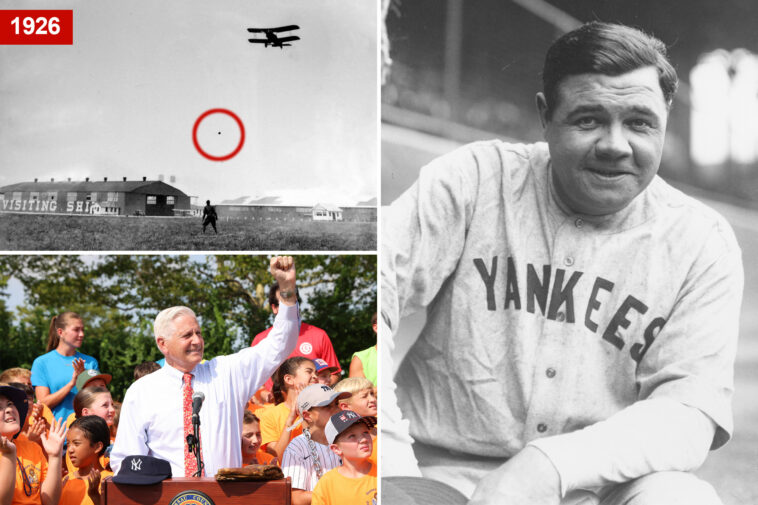 bruce-blakeman-celebrates-100-year-anniversary-of-babe-ruth’s-catch-of-ball-dropped-from-airplane