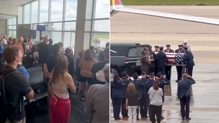travelers-unite-in-powerful-moment-of-silence-as-fallen-us-service-member-returns-home