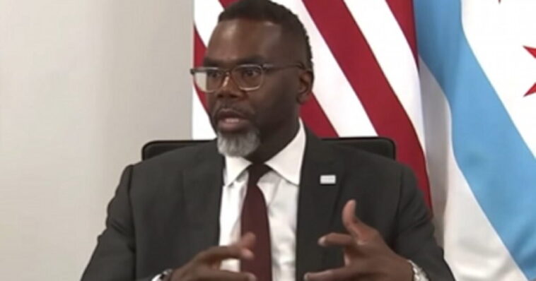 crazy-chicago-mayor-brandon-johnson-now-pushing-for-reparations-over-ice-raids-(video)