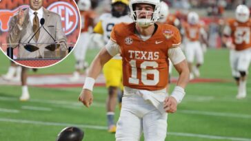 what-arch-manning-dealt-with-last-season-would-have-‘destroyed-99-percent’-of-other-qbs:-texas-coach