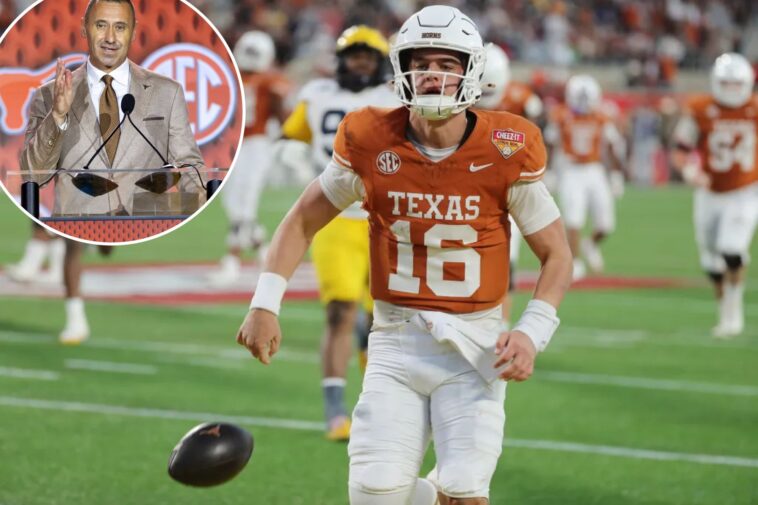 what-arch-manning-dealt-with-last-season-would-have-‘destroyed-99-percent’-of-other-qbs:-texas-coach