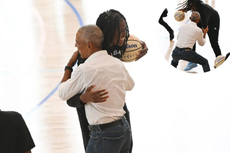 barack-obama-holds-court-at-wnba-all-star-practice-—-and-plays-defense-on-liberty’s-jonquel-jones