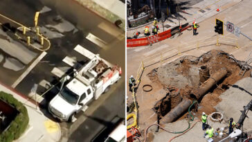 scramble-to-plug-3rd-burst-la-water-main-as-crews-finally-seal-major-sinkhole