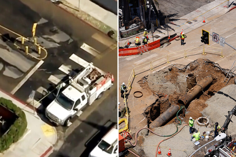 scramble-to-plug-3rd-burst-la-water-main-as-crews-finally-seal-major-sinkhole
