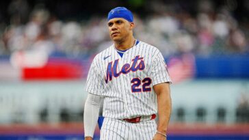 mets-star-juan-soto-exits-in-sixth-inning-against-dodgers-with-lingering-calf-injury
