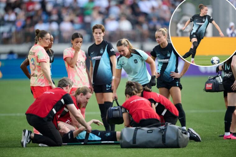 emily-sonnett-stretchered-off-in-grim-gotham-fc-scene