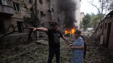 at-least-eleven-killed-as-ukraine-and-russia-trade-drone-strikes