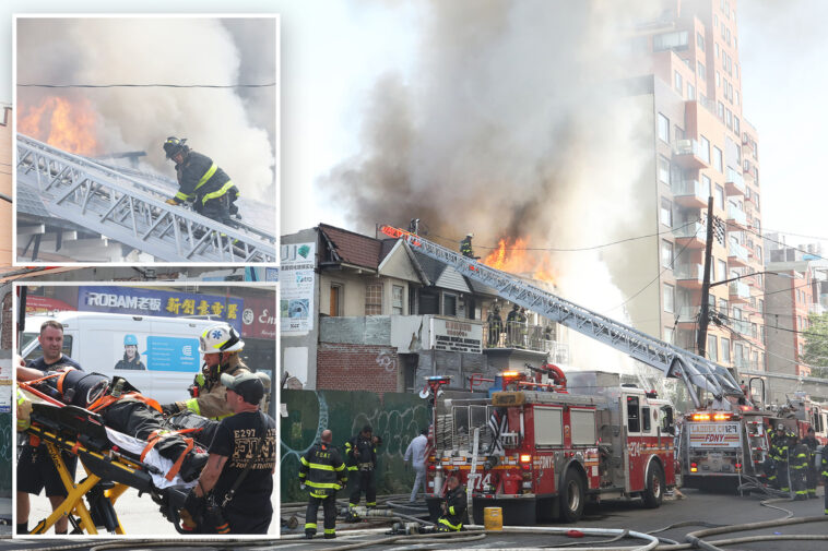 massive-fire-ravages-nyc-home,-injuring-21-and-leaving-elderly-woman-in-critical-condition