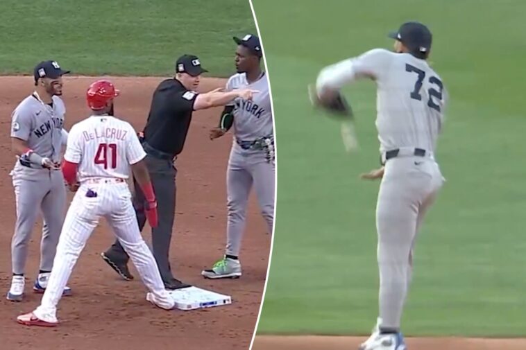 yankees’-jose-caballero-has-another-umpire-run-in-—-this-time-on-defense