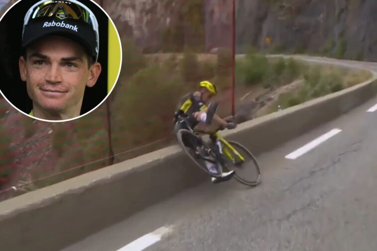 american-cyclist-barely-avoids-potentially-fatal-crash-over-cliff-in-jaw-dropping-tour-de-france-video