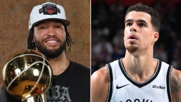 jalen-brunson’s-knicks-status-on-full-display-as-he-walks-in-venue-with-wife-while-nets-star-checks-guest-list