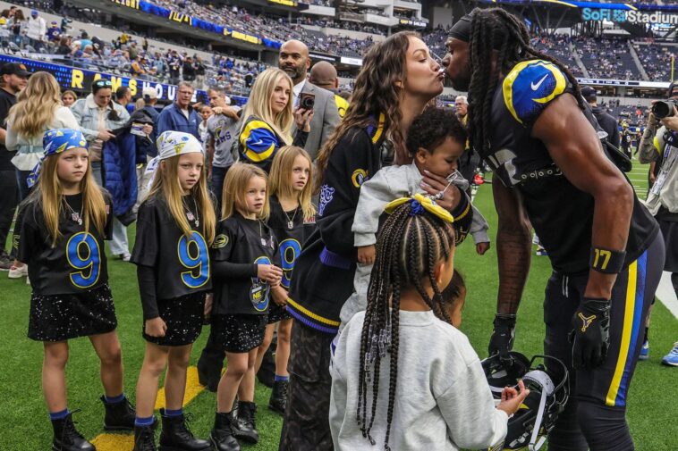 rams-star-reveals-wife-is-pregnant-with-fourth-child-in-beach-photoshoot