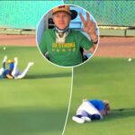 athletics-prospect-has-feeling-back-in-his-legs-after-breaking-back-in-scary-outfield-collision