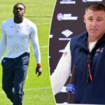 aj.-brown-called-out-by-mike-vrabel-on-first-day-of-patriots-training-camp