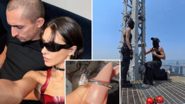 daredevils-arrested-after-scaling-empire-state-building-in-wild-nyc-engagement-stunt-finally-get-ring-back