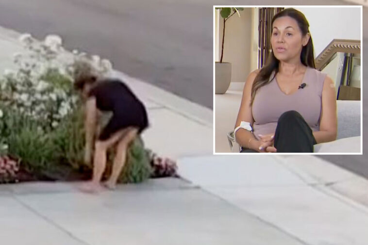 terrifying-moment-rattlesnake-suddenly-attacks-woman-outside-her-california-home