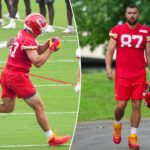 travis-kelce-‘living-the-dream’-as-he-returns-to-chiefs-camp-after-taylor-swift-wedding