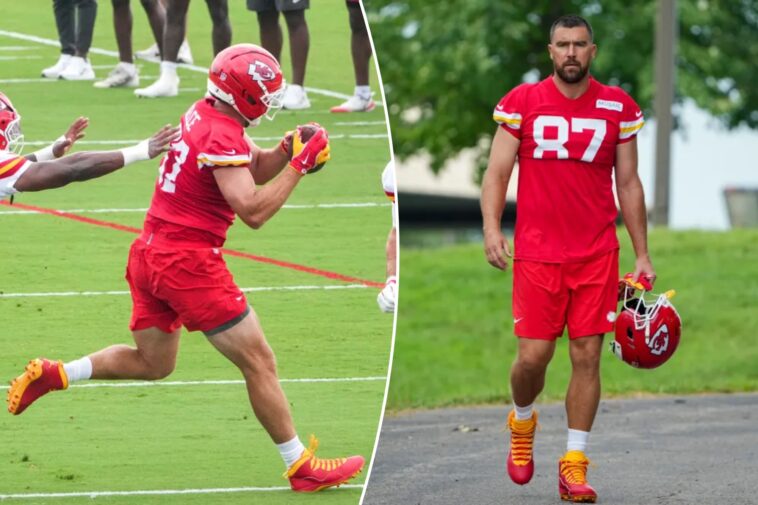 travis-kelce-‘living-the-dream’-as-he-returns-to-chiefs-camp-after-taylor-swift-wedding