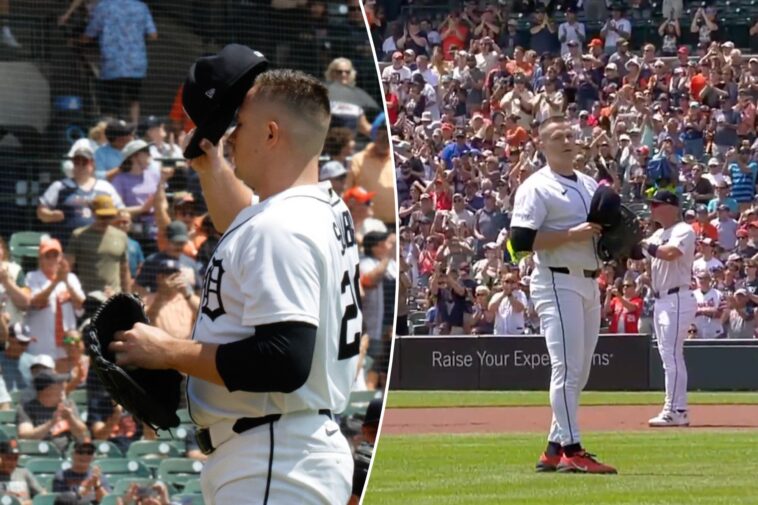 tarik-skubal-gets-standing-ovation-for-1,000th-strikeout-in-possible-final-tigers-start
