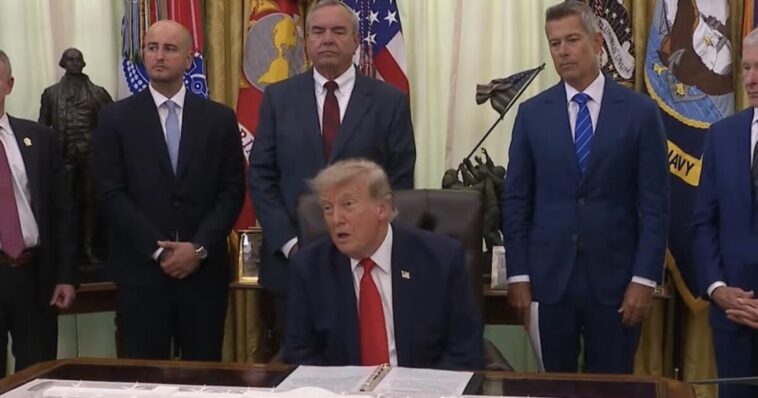 huh?-trump-responds-to-fauci’s-refusal-to-answer-questions,-says-he-“respects”-biden’s-autopen-pardon-(video)